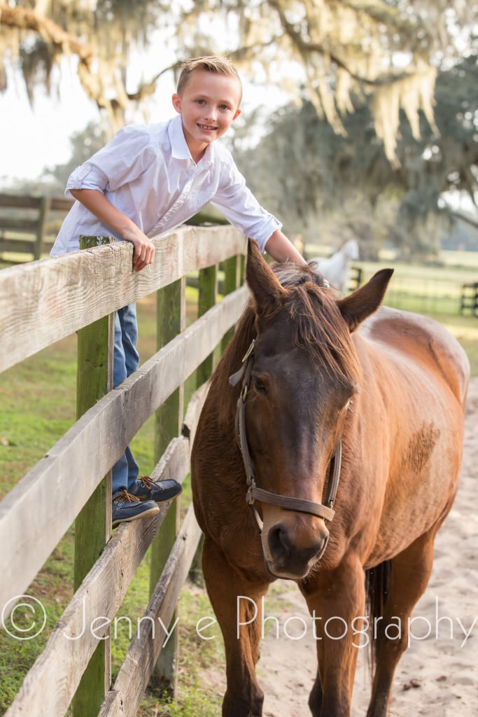 ocala horse farm child photography