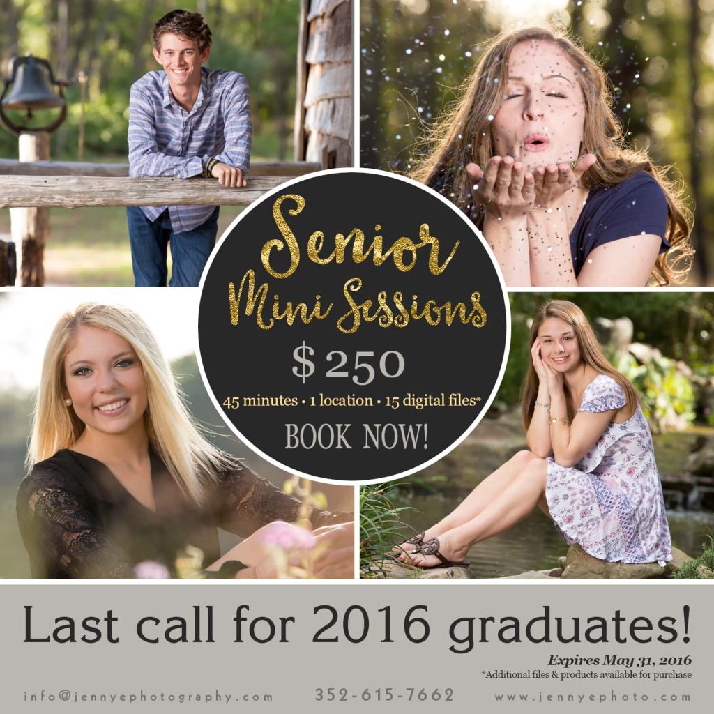 high school senior mini session