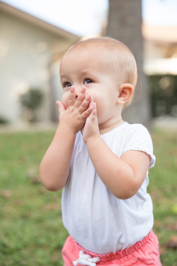 baby blowing kisses in ocala