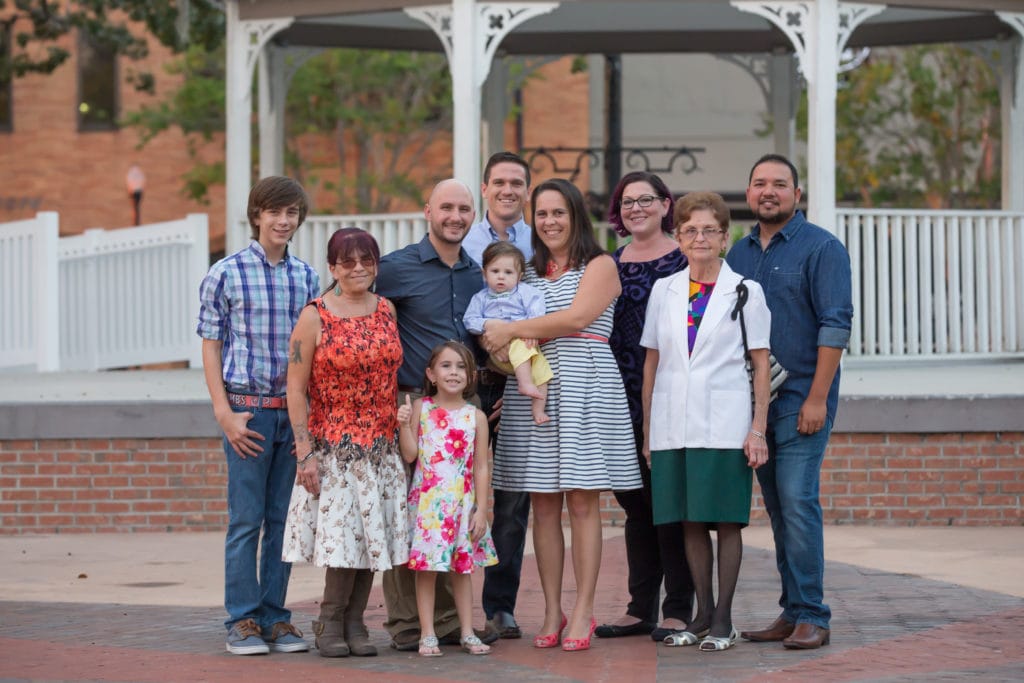 ocala family photo - surprise proposal