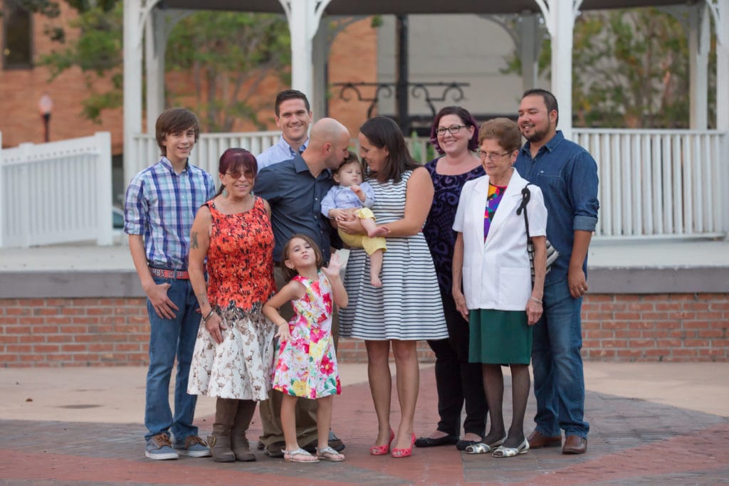 downtown ocala family photo