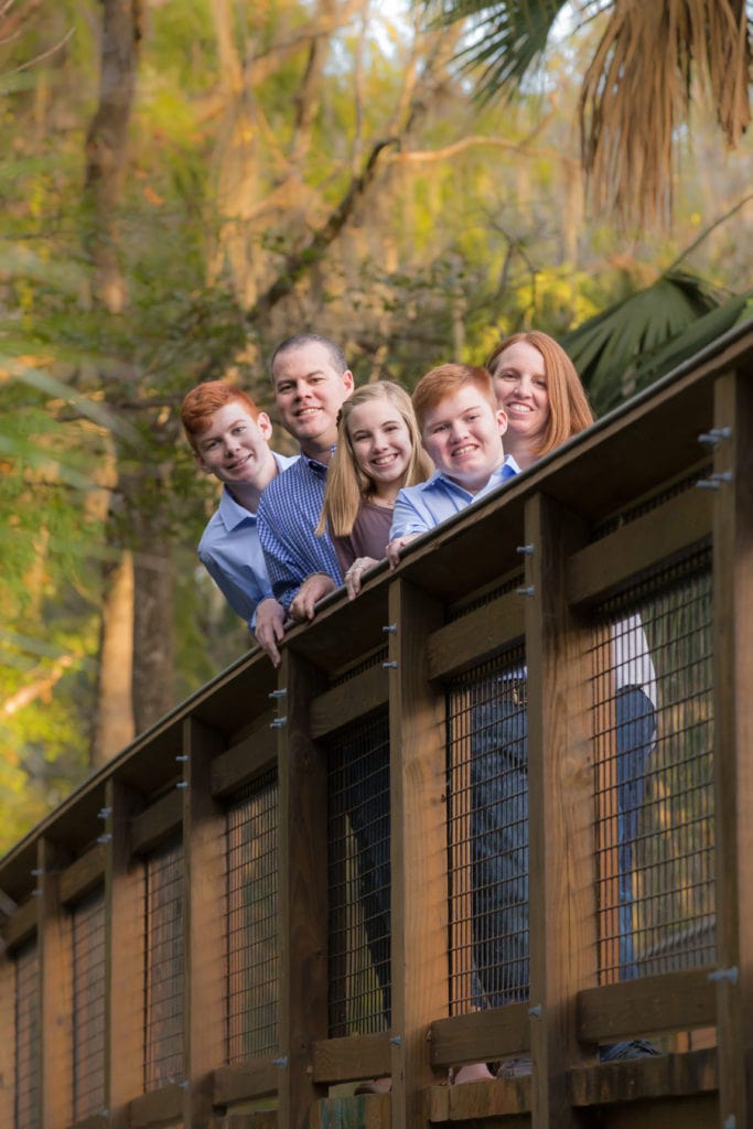 family photo session at silver springs ocala