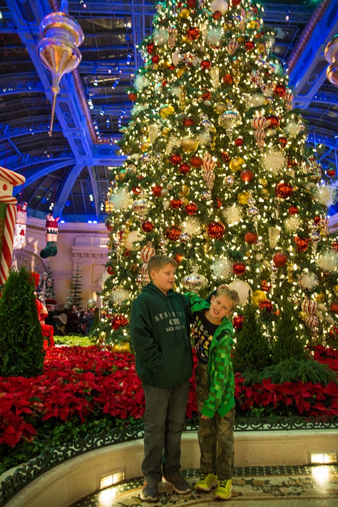 Bellagio Hotel at Christmastime