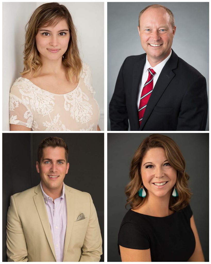 4 business headshots