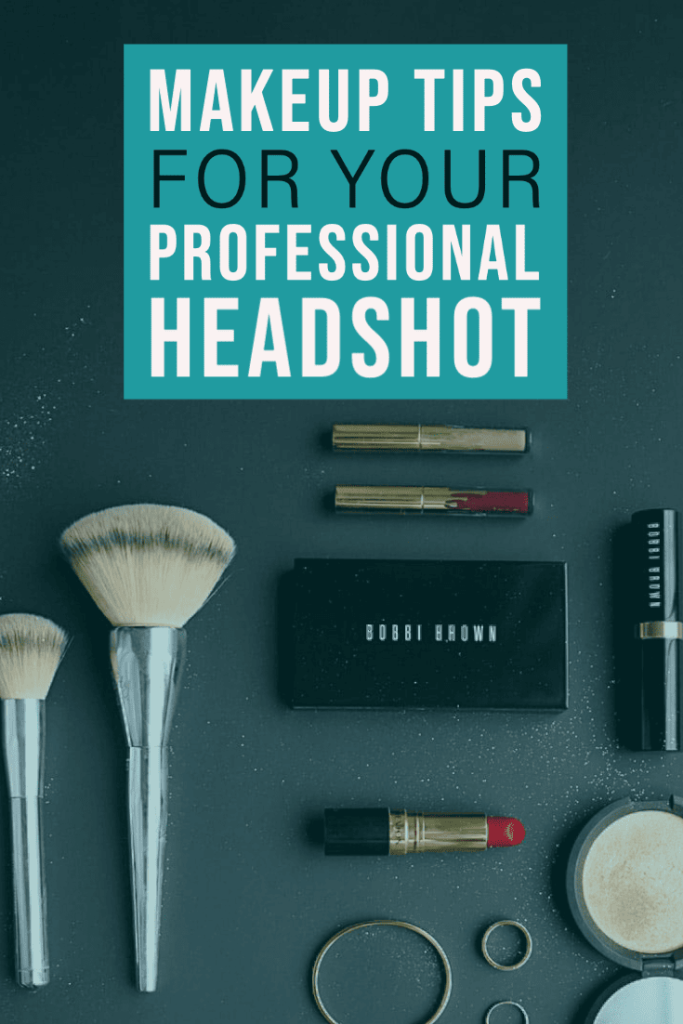 cover photo with makeup tips for professional headshots